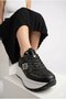 Stoned Sparkling Trend 5 cm Platform Women's Sneakers Thick Sole Sports Shoes - 5