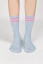 Unisex Embroidered Long Socks - Rainbow 3 - 3