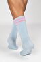 Unisex Embroidered Long Socks - Rainbow 3 - 4