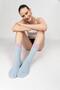 Unisex Embroidered Long Socks - Rainbow 3 - 5