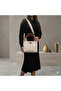 Genuine Leather Women's Crisscross Straps Bag - 2