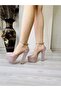 High Platform Closed Toe Heeled Evening Dress Shoes - 3