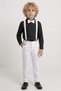 Boy's april 23rd celebration gabardine pant suit ceremony outfit