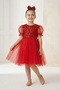 Girl's graduation tutu ball gown dress with sleeves - special occasion - 4