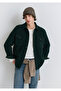 Wool Blend Green Shirt Loose Fit / Relaxed Fit 0211780-71929 - 4