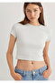 Green Basic Crop T-Shirt Crop / Short Cut 1600814-71453