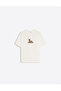 Ceylan Printed Crew Neck Oversize Trendy Women's T-Shirt