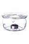 Glass Teapot Warmer Stand, Borosilicate Candle Tea Base for 9cm Teapots, Tea Light Holder TP213