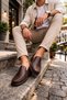 Wi̇nsor H Genuine Leather B Laceless Comfortable Sole Men's Daily Classic L Loafers Shoes - 6