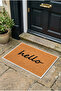 Hello Written Modern Non-Slip Decorative Door Mat