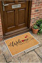 Heart Detailed Welcome Written Door Mat - 3