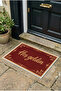 Welcome Doormat with Gold Text Detail