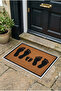 Family Footprints Decorative Door Mat