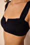Glory V Bandeau Black Bikini Top - 3