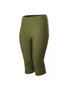 Recovery Agent |   High Waist |   Plus Size | Khaki Capri Women's Leggings |   Up to Size 10 XL |   It Doesn'T Show | - 4