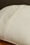 (2 Pcs) Buldan Handwoven Throw Pillow Cover 100% Cotton Laced with Guipure Lace 43X43 - 6