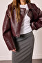 Patent Leather Biker Jacket - 3