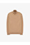 سترة تريكو أساسية ذات ياقة مدورة من Camel Slim Fit 50314202-VR015 - 7