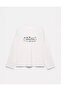 100% Cotton Oversize Fit I F*Cking Love Animals Printed - Crew Neck Long Sleeve T-Shirt
