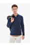Light Navy Blue Slim Fit Polo Neck Basic Knitwear Sweater 50314189-Vr059 - 2