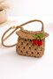 Handmade Baby Straw Cherry Bag (0-36 Months) - 5