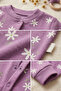Floral Patterned Baby Girl Jumpsuit - 3