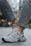 Mark Mery Men's Women's Unisex 90-60 Leather Sneaker Sports Shoes 26Y 112230240 m Gray