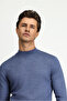 Half Turtleneck Regular Fit Wool Basic Knitted Sweater - 4