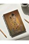 Art Collection Gustav Klimt the Kiss Spiral Notebook - Hard Cover A5 Unlined Notebook 14X21 cm
