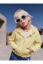 Raincoat with Ruffled Hem for 6-9 Years - Yellow 9-10 Years