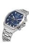 Sapphire Glass Sports Silver - Blue Men's Wristwatch Nc08-29430744-Alm - 2