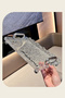 Broken Glass Patterned Crystal Transparent Tray Decorative Footed Acrylic Model |   Small Size - 30 X 15 cm - 4
