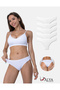 Women's Brazilian Panties 5 Pieces (WHITE)