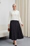 Openwork Patterned Thin Knitwear -Ecru
