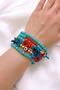 Design Dolamalıdal Coral Natural Stone Evil Eye Bracelet
