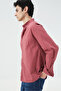 Men's Oversized Draped Fresh Linen Shirt - 2