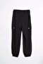 Robin Siyah Lastikli Jogger Pantalon - 4