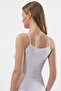 Women's Lycra Cotton Undershirt with Rope Straps, Pack of 2, 221/White - 3