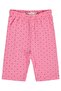 Medium Size Pointed Print Capri Leggings for 6-18 Months - Pink