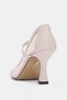 Velensa Elastic Closed Toe Women's Heeled Shoes - Powder - 6