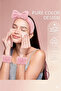Soft Plush Spa Hair Band and Bracelet Set 3 Pieces