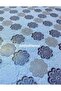 Transparent Overlay Lace Embroidery Daisy Flower Pattern Erasable Luxury Round Pvc Oilcloth Tablecloth - 2