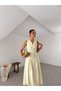 V-Neck Sleeveless Waist Fitted Atlas Maxi Women's Casual Special Occasion Dress - 4