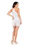Saten and Lace Dressing Gown with Strap Shorts Set 3-Piece Set 31-72 - 2