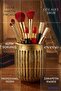Makeup Organizer, Makeup Brush Holder, Makeup Organizer Set, Gold Antique Finish, Model 11 - 5