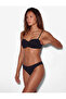 Matte Fabric Low Waist Brazilian Bikini Bottom