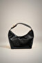 Zippered Gold Buckled Arm and Clutch Bag - 3
