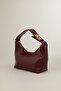 Zippered Gold Buckled Arm and Clutch Bag