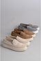 Select 2315 genuine leather women's shoes beige suede - 8