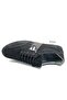 Dropland 9372 Leather Men's Casual Shoes Black-White - 4